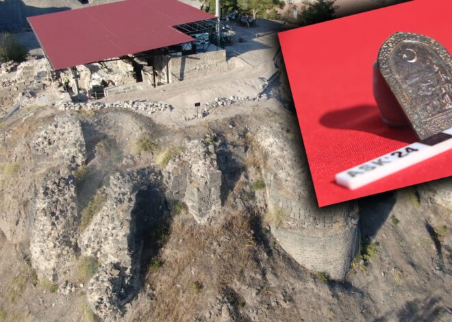 10 bin yıllık Höyük’teki kazıda Çanakkale Savaşı rozeti bulundu